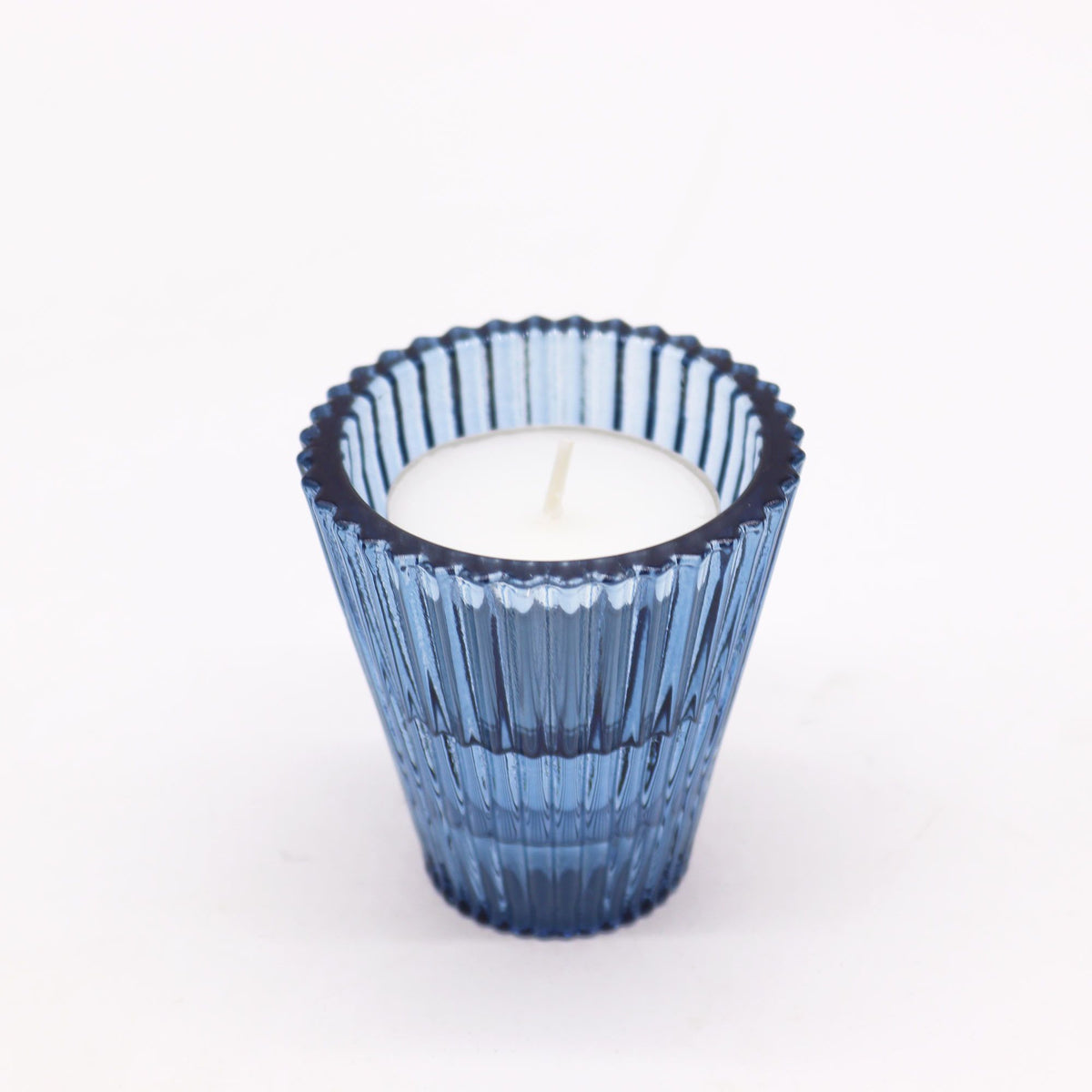 Set of 2 Flip Tealight Holders - Royal Blue – view 2