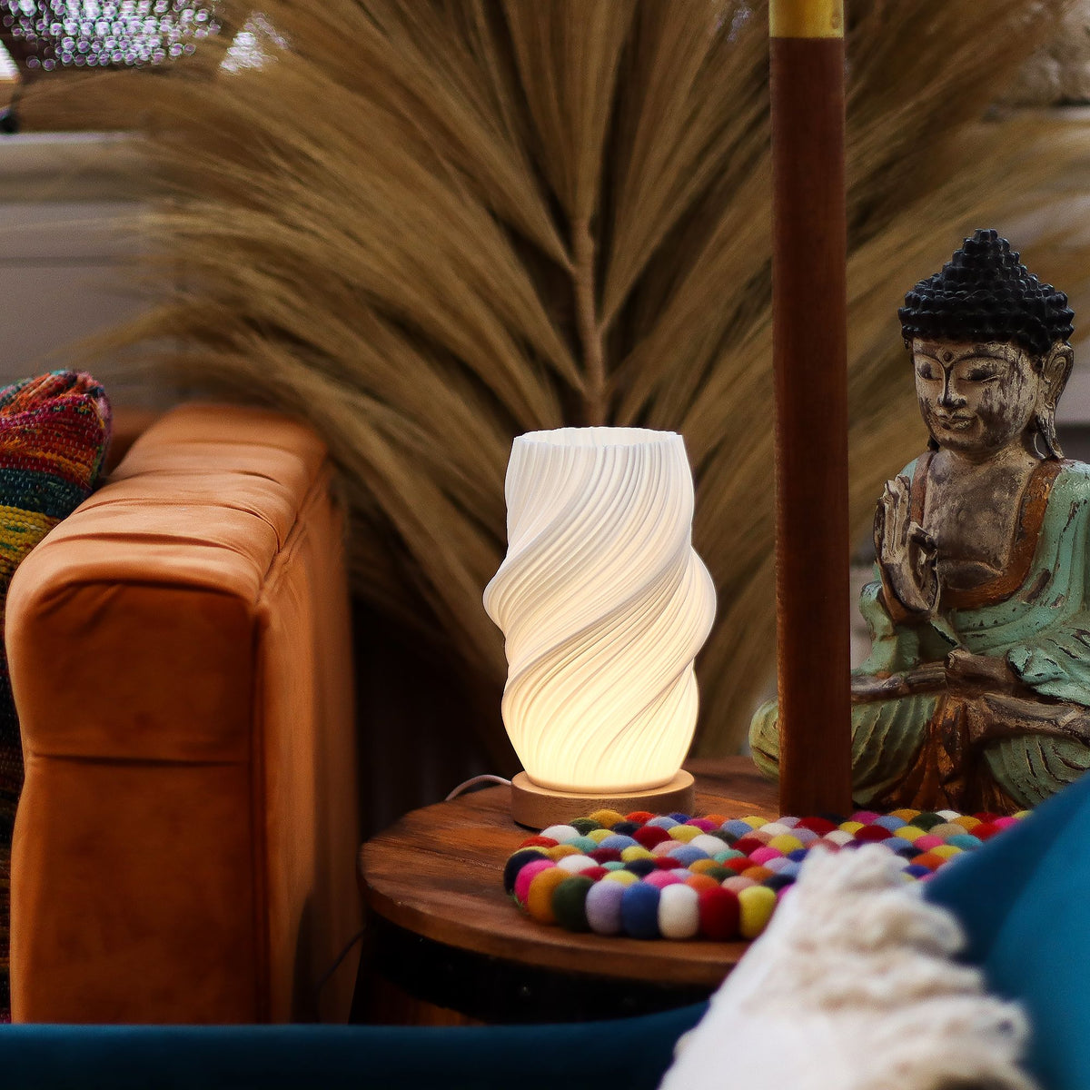 New Wave Lamp - Cloud Twisted - USB – view 3
