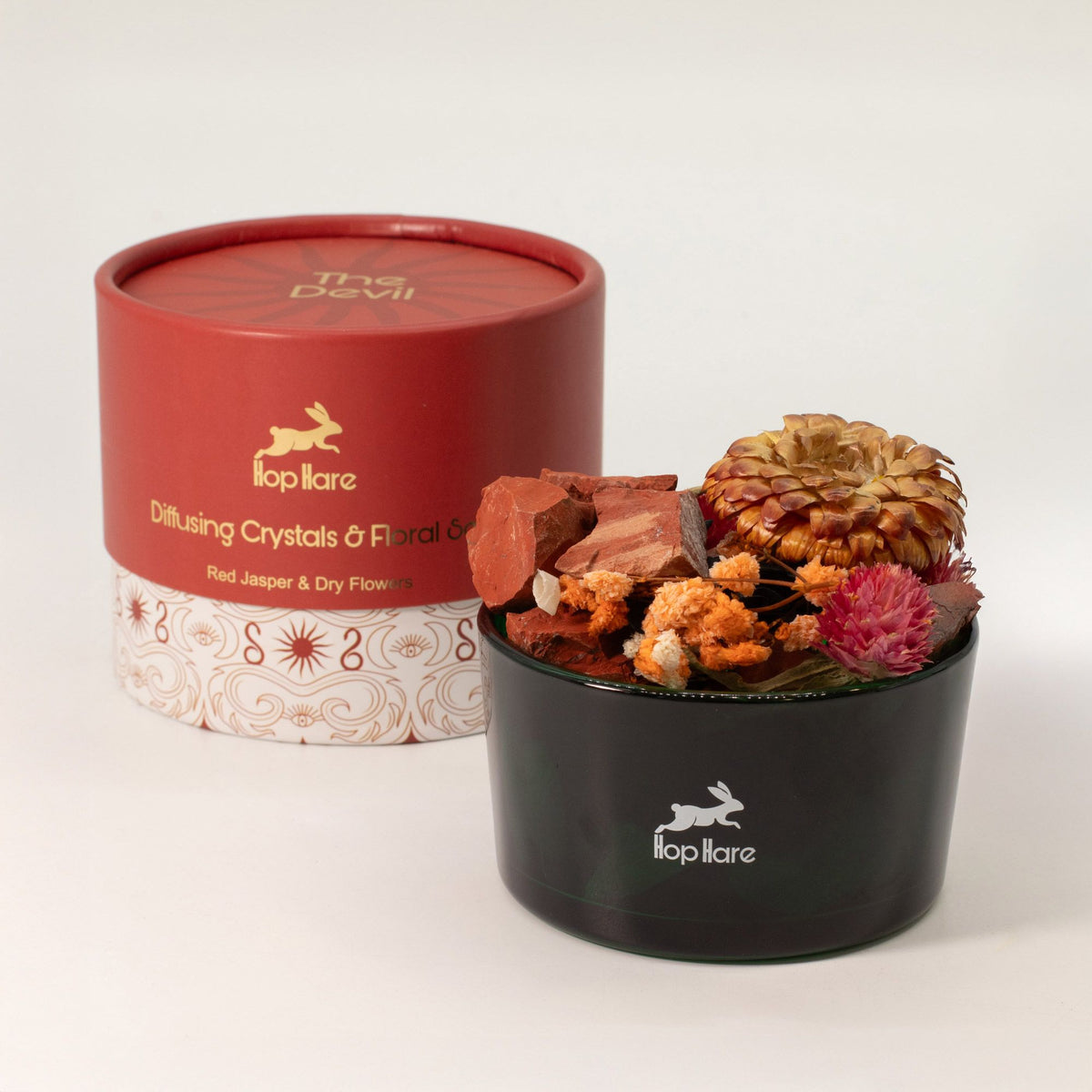 Red Jasper Diffusing Crystals & Floral Set - The Devil – view 5
