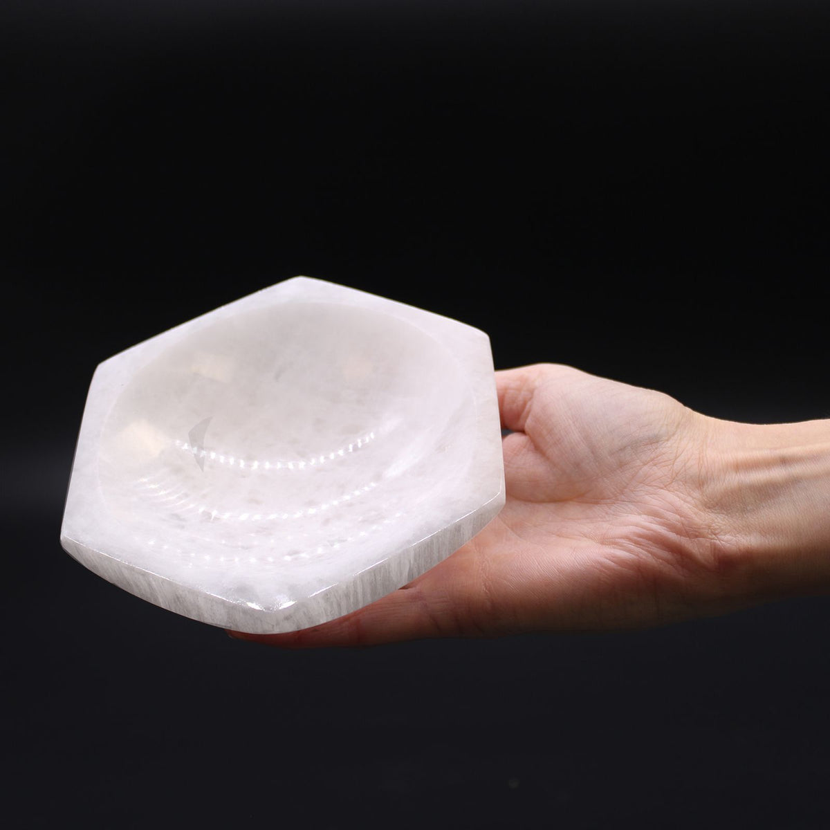Selenite Hexagon Bowl - 15cm – view 5