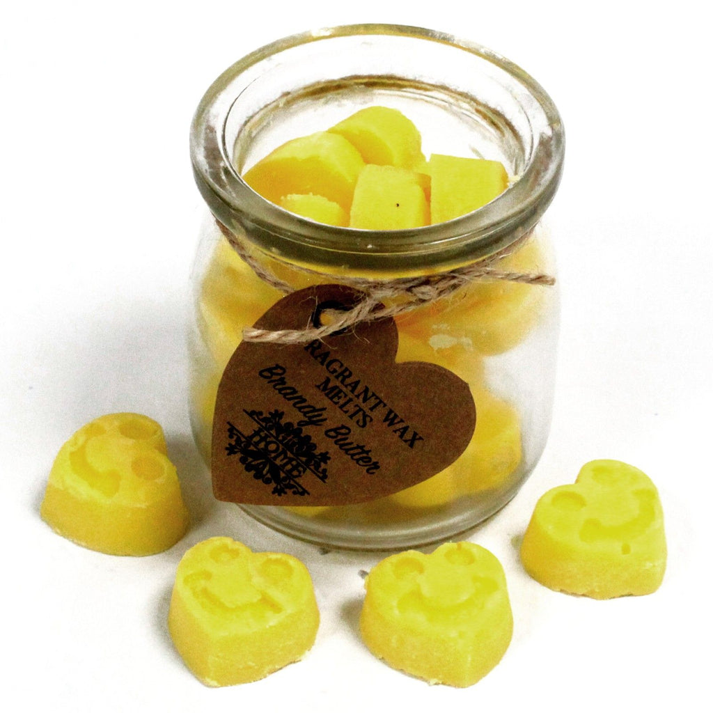 Soy Wax Melts Jar - Brandy Butter, 16 Hearts – view 2