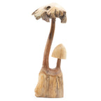 Parasite Wood Carving - Set of Two Mushrooms – view 2