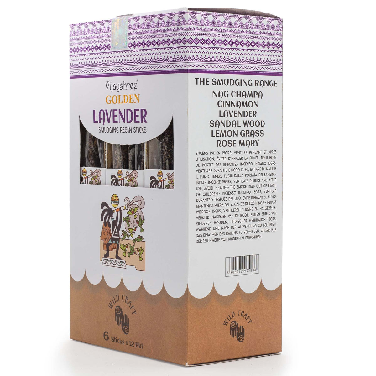 Golden Lavender Smudging Resin Sticks - 30g – view 3