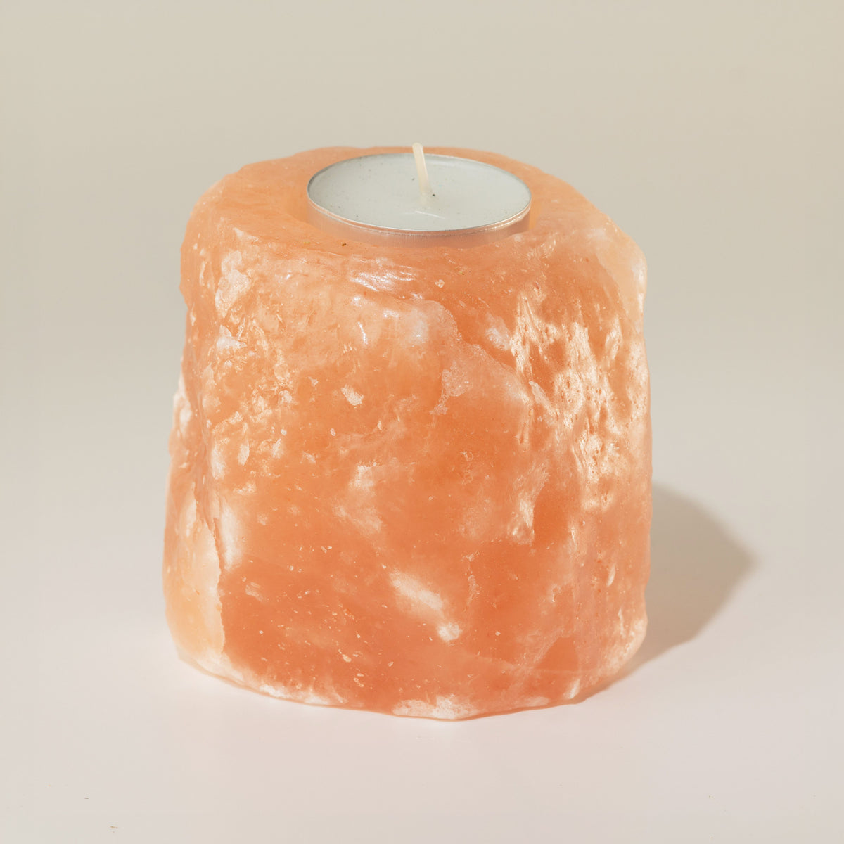 Natural Himalayan Salt Candle Holder