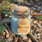 Winter Berry Soy Wax Pot Candle in Glass Jar – view 5