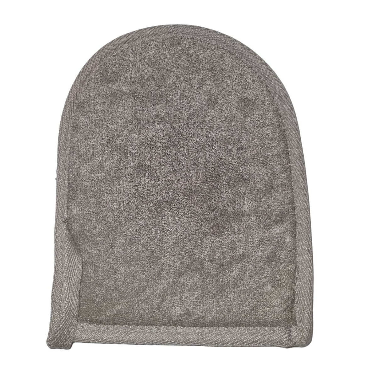 Bamboo & Linen Bath Mitt - Charcoal