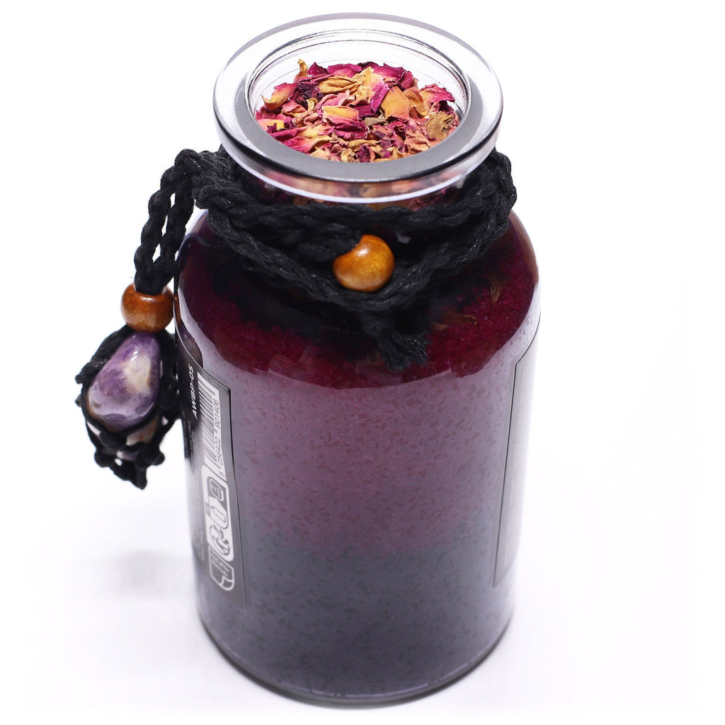 Ancient Witch Bath Spell Potion & Amethyst Crystal Amulet - Seduction – view 3