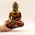 Red & Gold Buddha Statue - Large