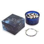 Taurus Zodiac Crystal Candle with Gemstone Bracelet – view 4