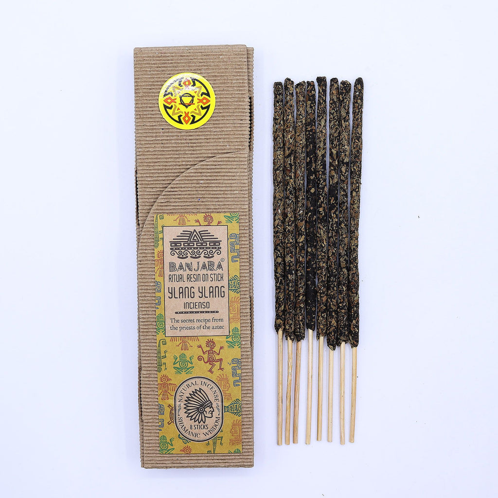 Ylang Ylang Ritual Resin Incense Sticks, Pack of 8 – view 3