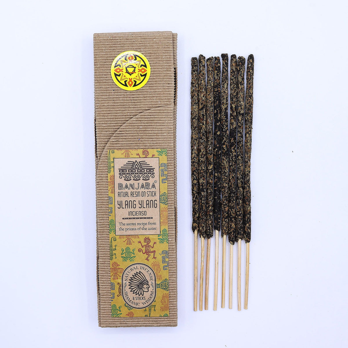 Ylang Ylang Ritual Resin Incense Sticks, Pack of 8 – view 3
