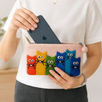 Felt Zipper Pouches Curious Cat Set of 3 – view 9