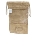 Jute Window Bag with Pocket 25x16cm