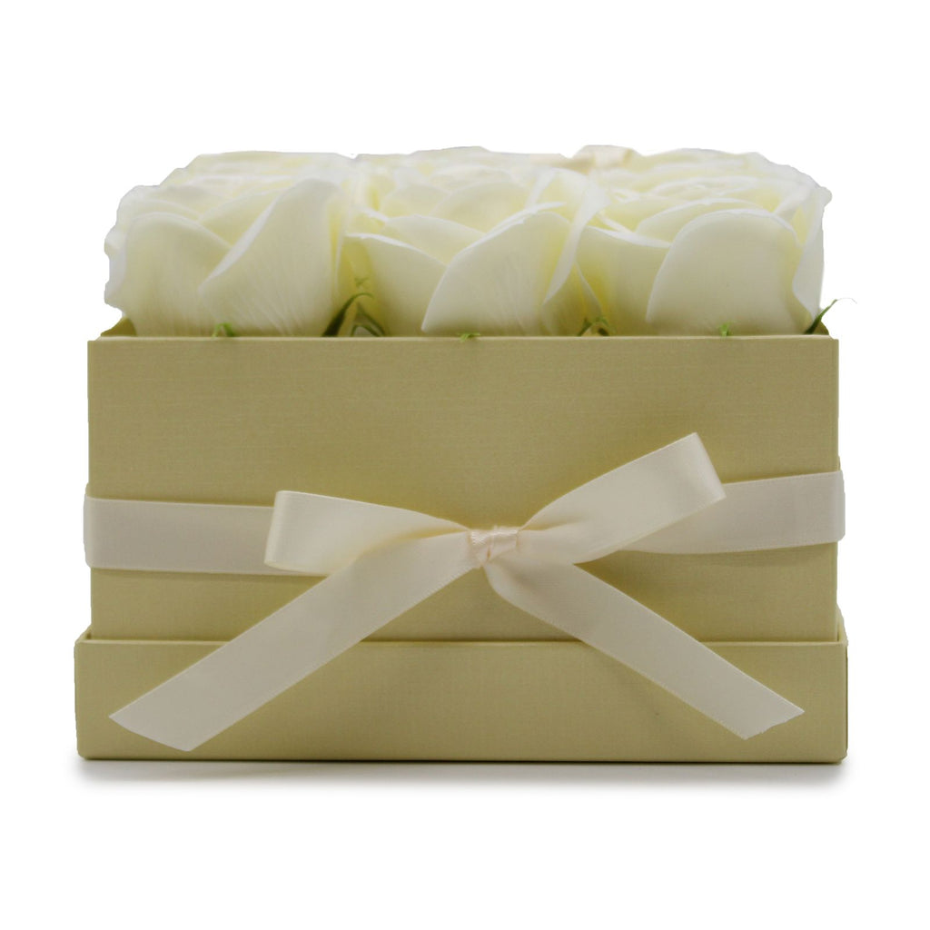 9 Cream Soap Roses Square Gift Box – view 9