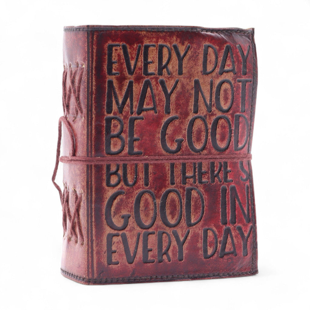 Deckled Notebook, Every Day May Not Be Good – 13x10 cm – view 5