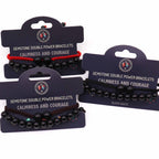 Black Agate Double Power Bracelet Set – view 3