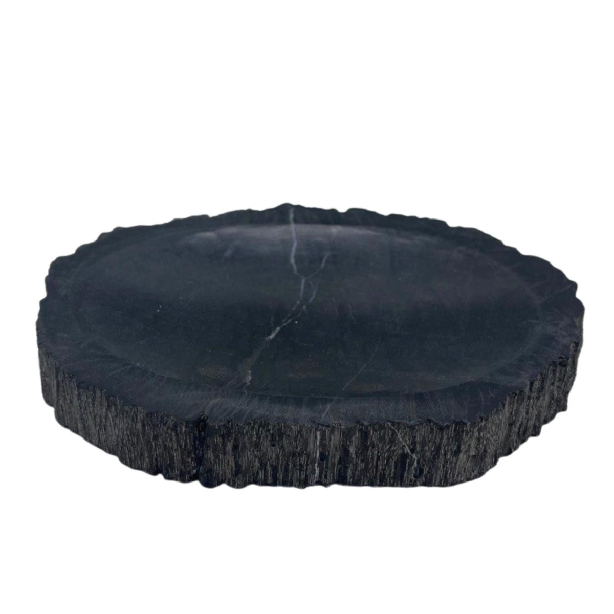 Petrified Wood Soap Dish, Black – view 4