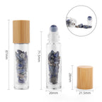 Sodalite Roller Bottle with Wooden Cap - 5ml – view 3