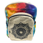 Tie-Dye Hemp Large Backpack - Mandala