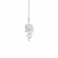 Raw Gemstone Pendulum - Rock Quartz