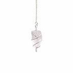 Raw Gemstone Pendulum - Rock Quartz