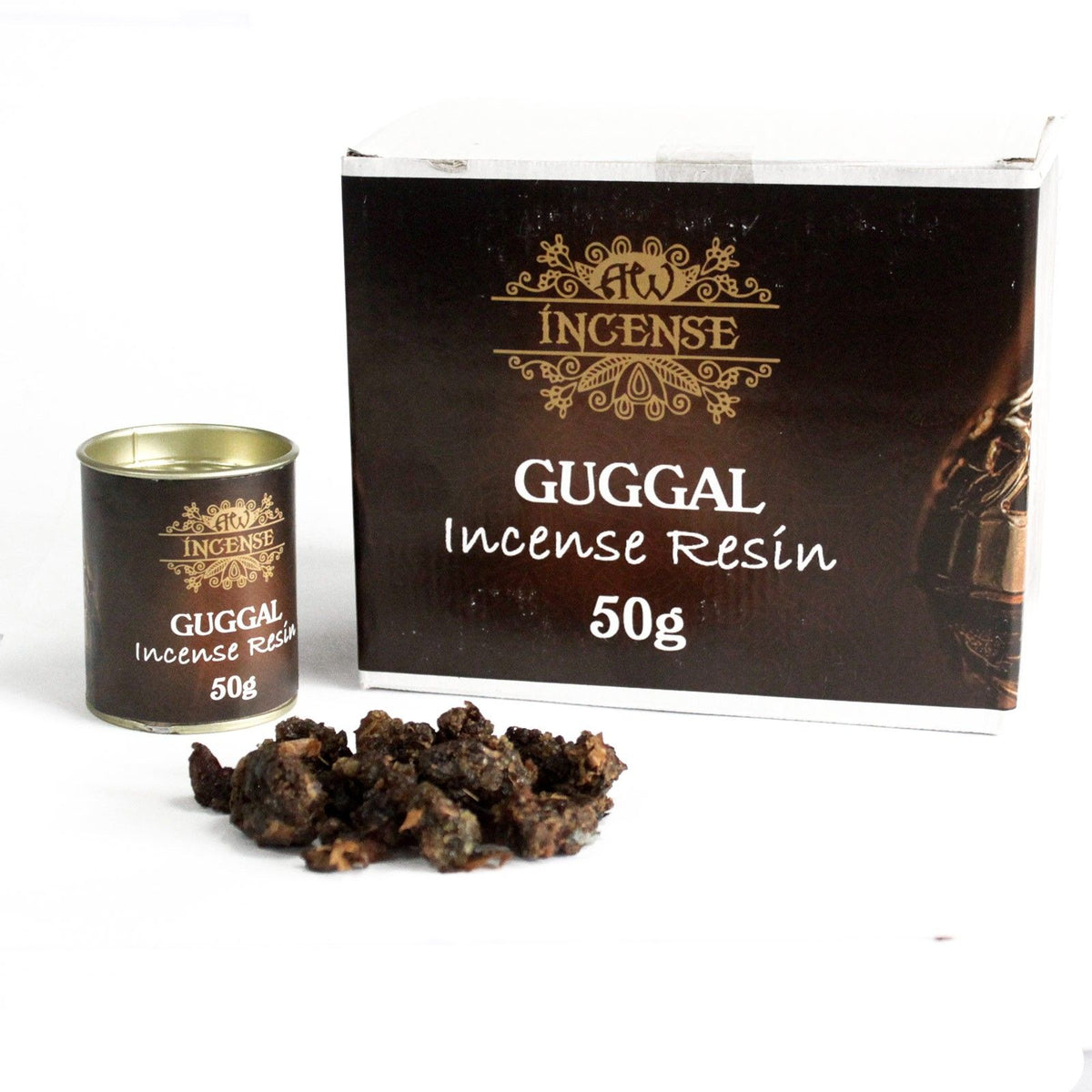 Guggal Resin Incense 50g Tub – view 2