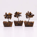 Mini Gemstone Tree on Orgonite Base, Tiger Eye – view 5