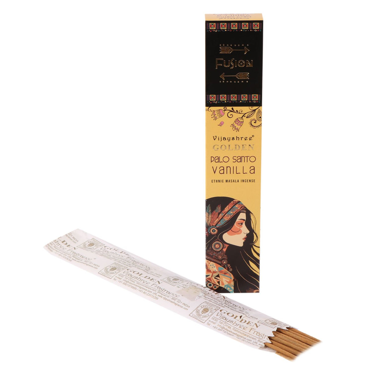 Vonné tyčinky Golden Palo Santo a vanilka 15g