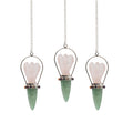 Heart Oracle Angel Pendulum - Rose Quartz & Aventurine