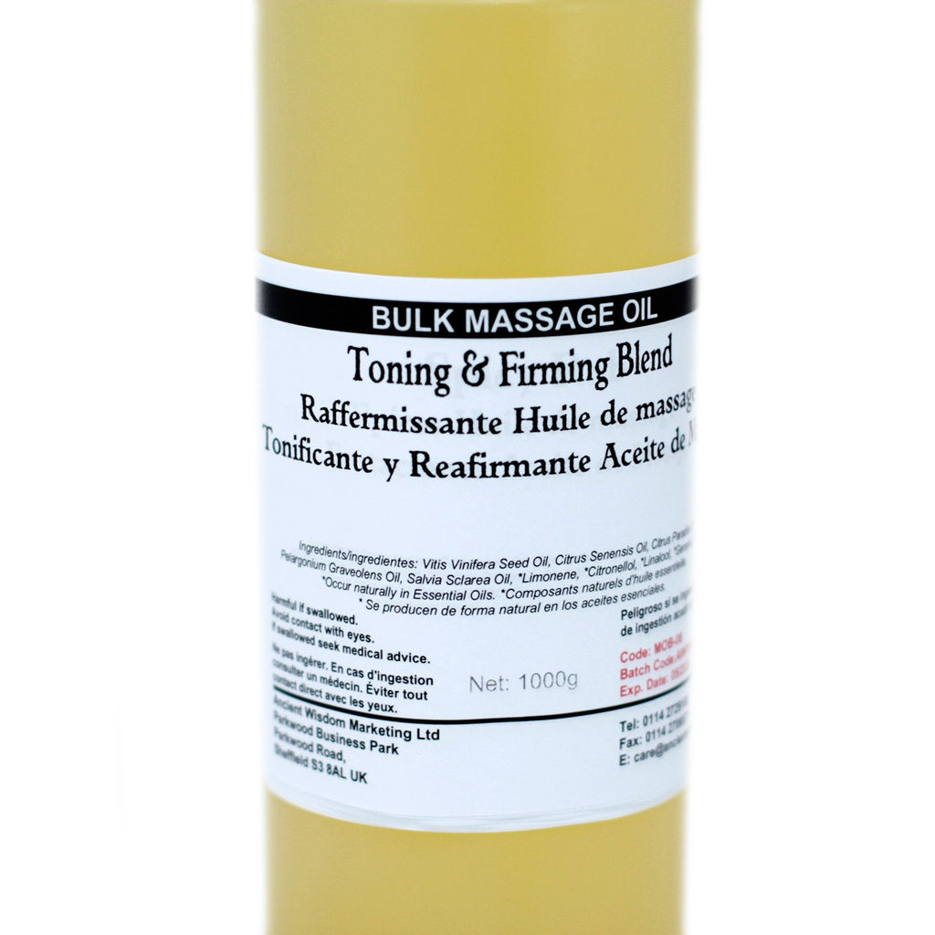 Toning and Firming 1kg Massage Oil with Geranium
