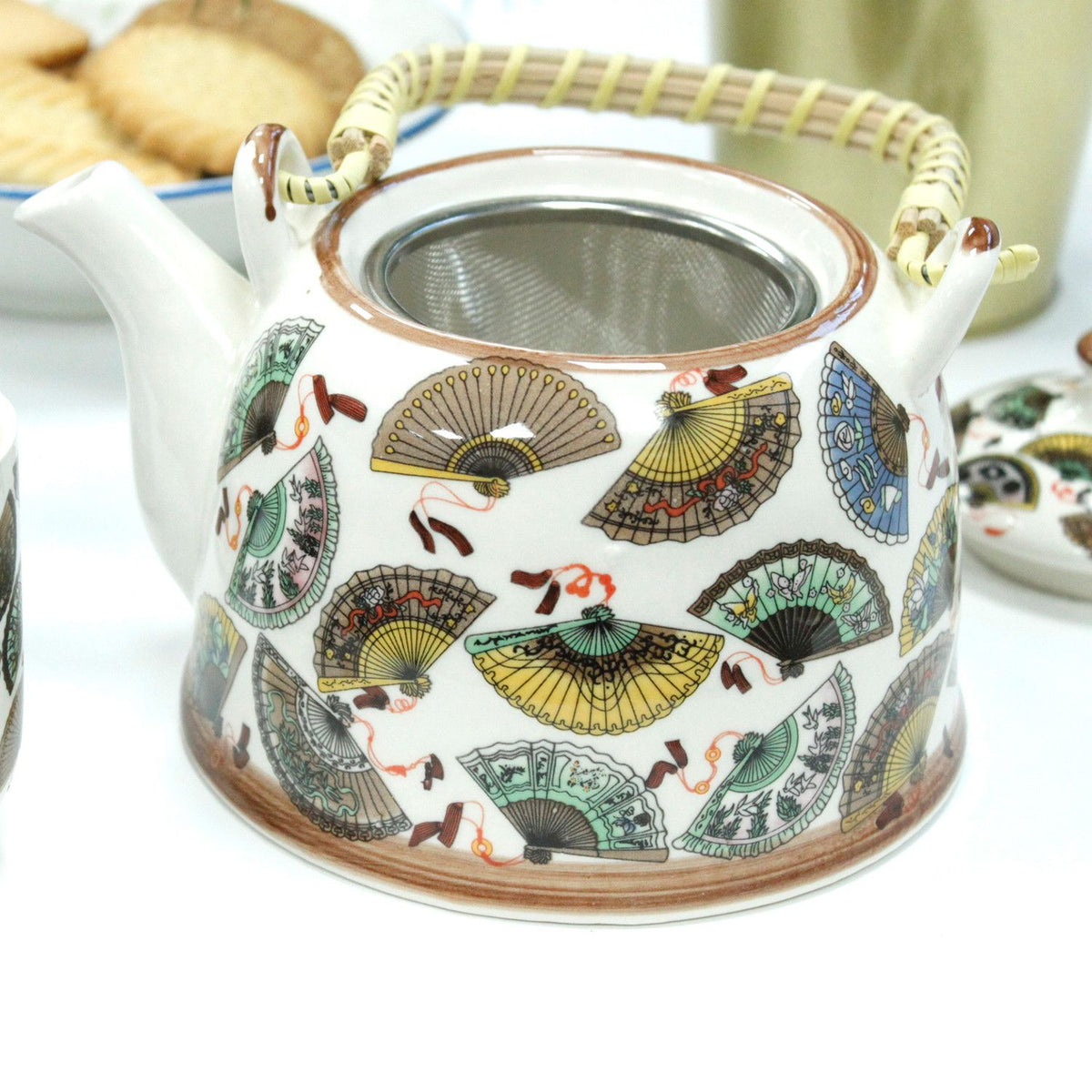 Ceramic Herbal Teapot Set with 6 Cups - China Fans