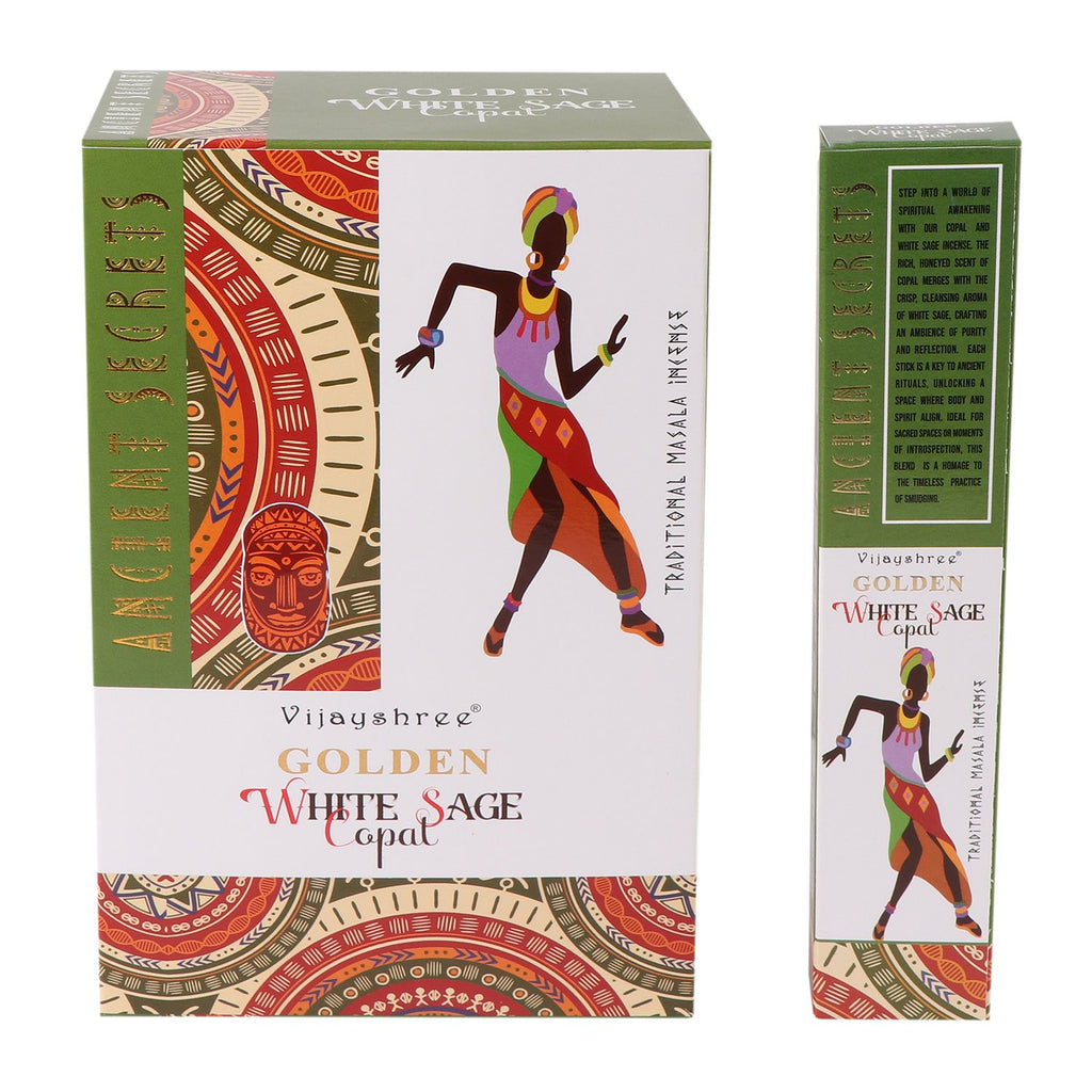 Golden Copal and White Sage Incense Sticks (15g) – view 3