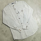 Nomad Sari Grandad Shirt - Grey Stone - XL – view 4