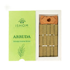 Arruda Natural Incense Bricks with Burner, Pack of 15