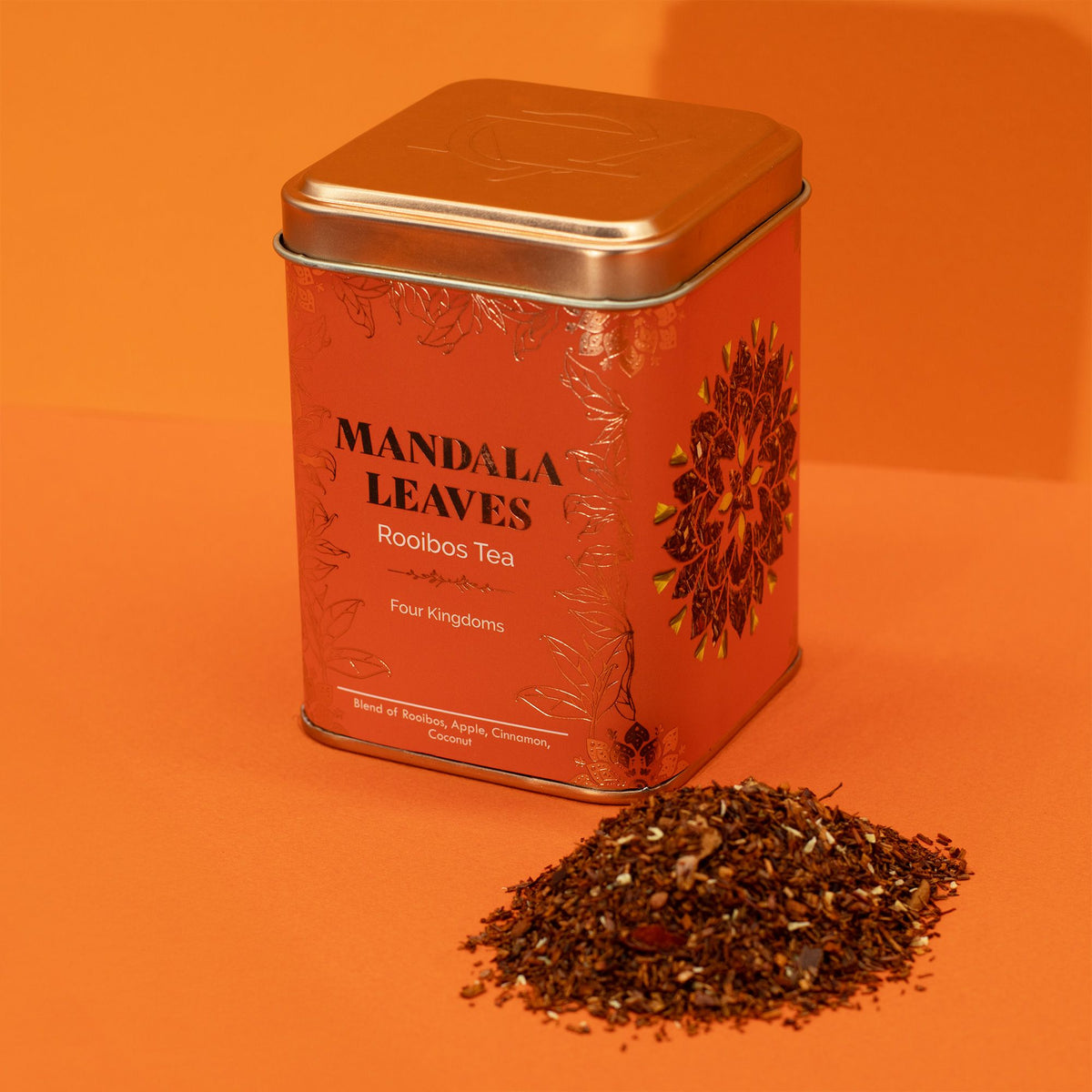 Four Kingdoms Rooibos Apple Cinnamon Tea Tin 50g – view 3
