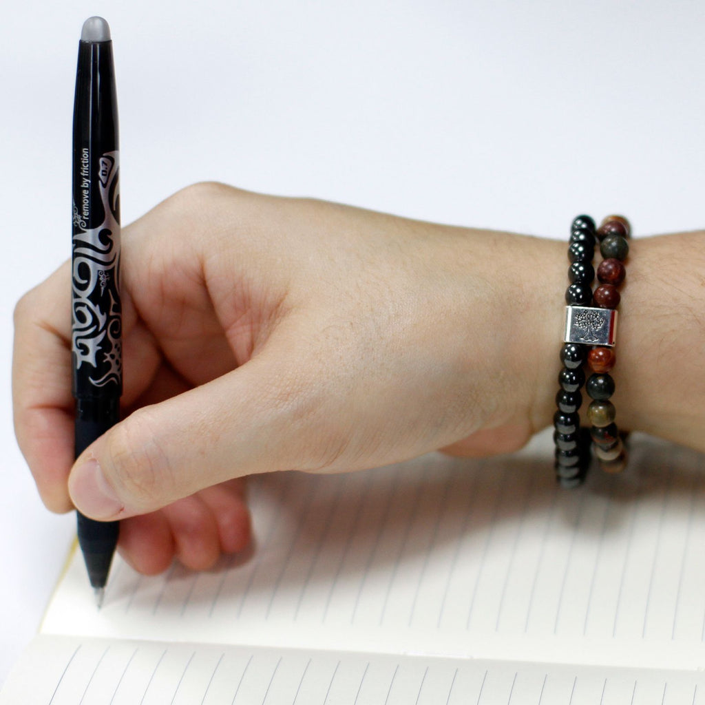 Magnetic Picasso Jasper Gemstone Bracelet – view 5