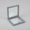 Medium 3D Floating Frame Display 9x9cm - Grey