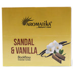 Aromatika Sandalwood & Vanilla Backflow Incense Cones Pack 10 – view 3
