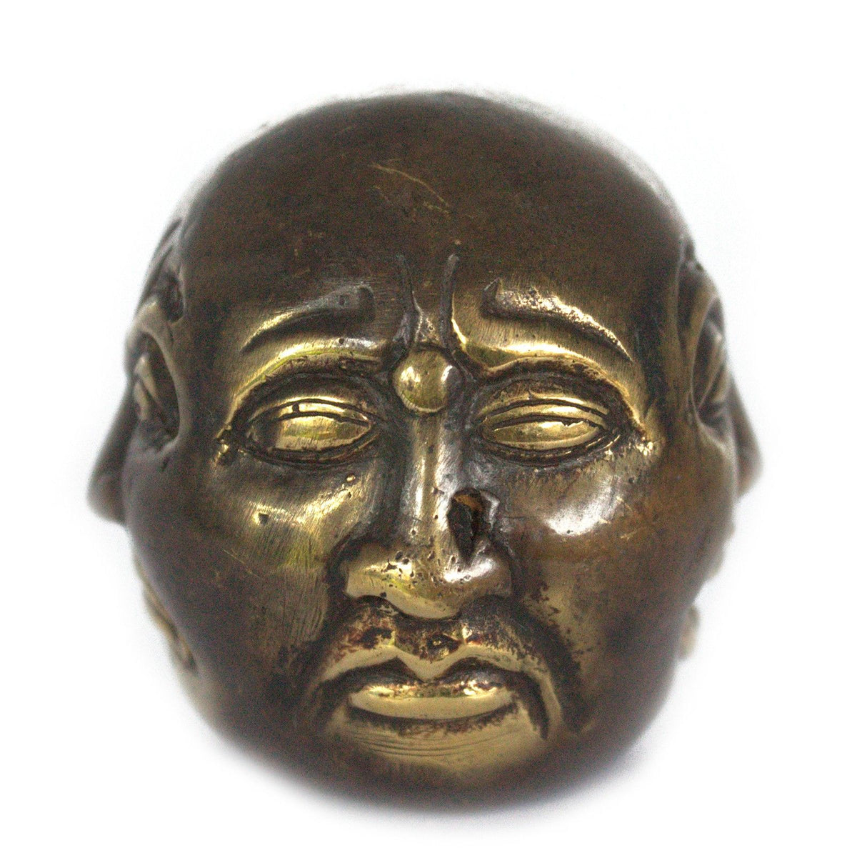 Four-Faced Buddha Statue – Brass, 6 cm – view 3