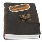 Leather Confessions Notebook with Lock, Black – 13x17.5 cm – view 5