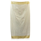 Cotton Pareo Throw - 100x180 cm - Sunny Yellow – view 4