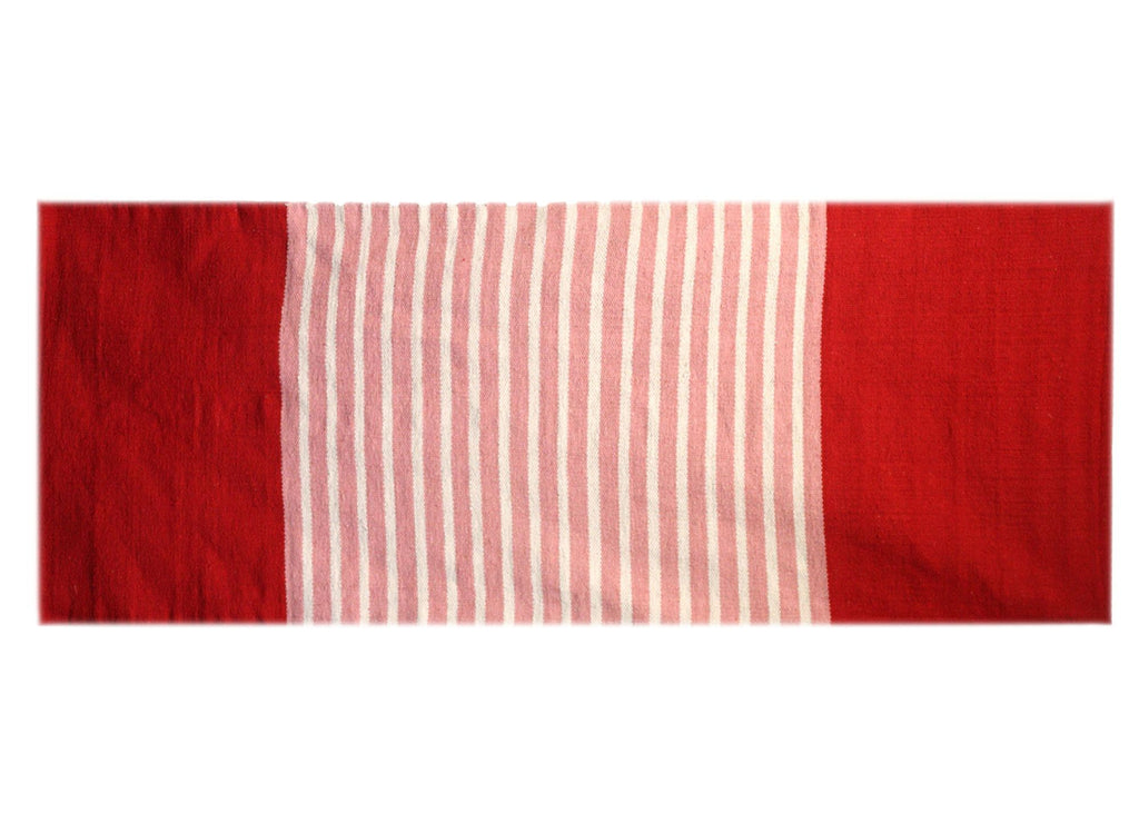 Indian Cotton Rug - Red/Pink - 70x173cm – view 8