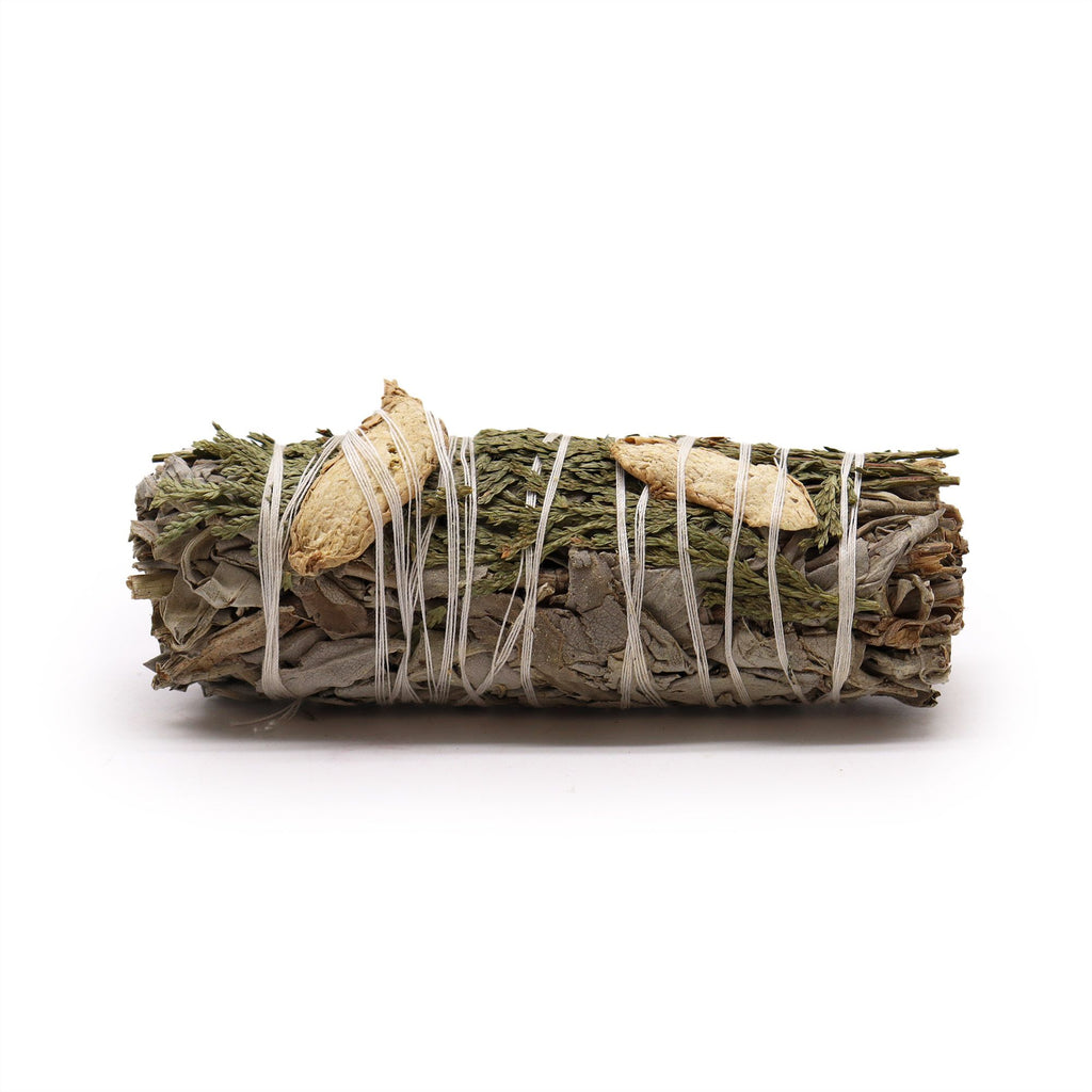 White Sage, Ginger & Cedar Smudge Stick 10 cm – view 2