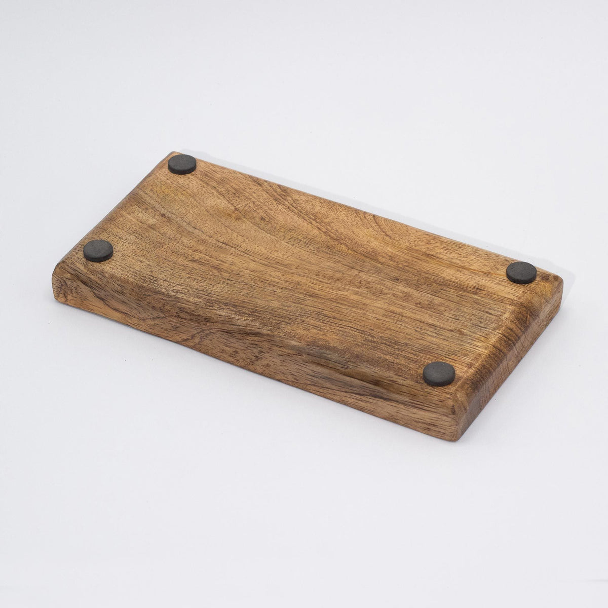 Enamelled Mushroom Trinket Tray - Double 20x10cm Maroon – view 2