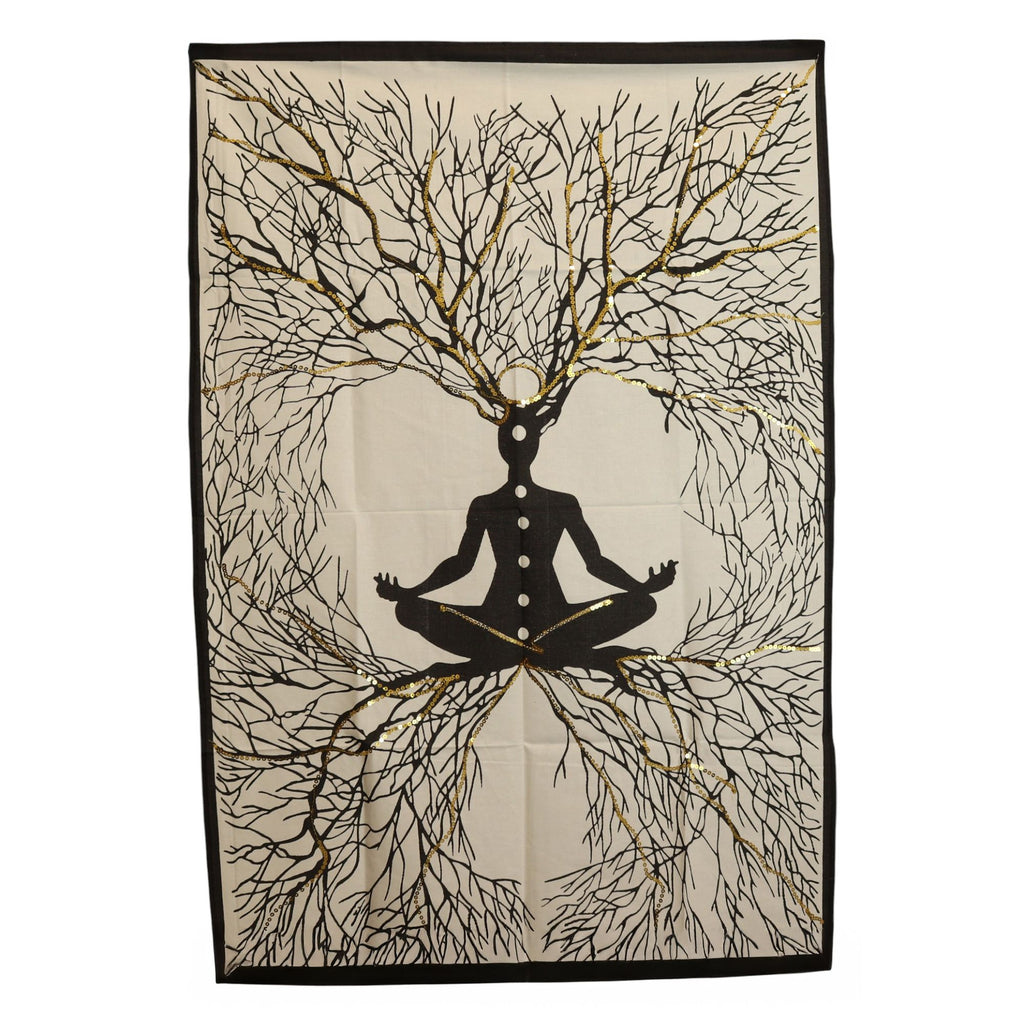 Cotton Wall Art (70x110cm) - Chakra Earth Connection – view 2