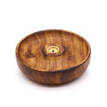 Buddha Incense Stick & Cone Burner Disc - Mango Wood