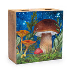 Enamelled Mushroom Trinket Box - Large 15x17.5x8cm Teal – view 2