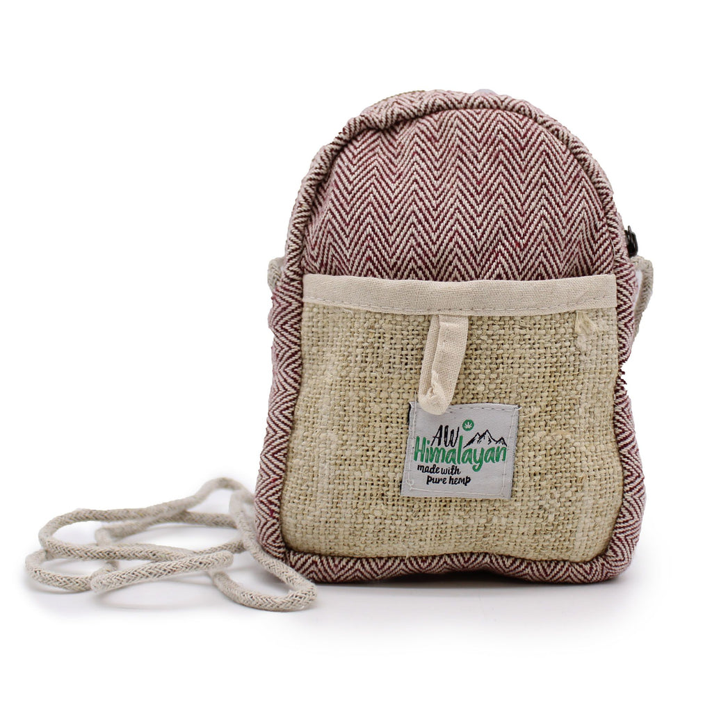 Mobile Hemp Bag with String - Random Colour – view 5