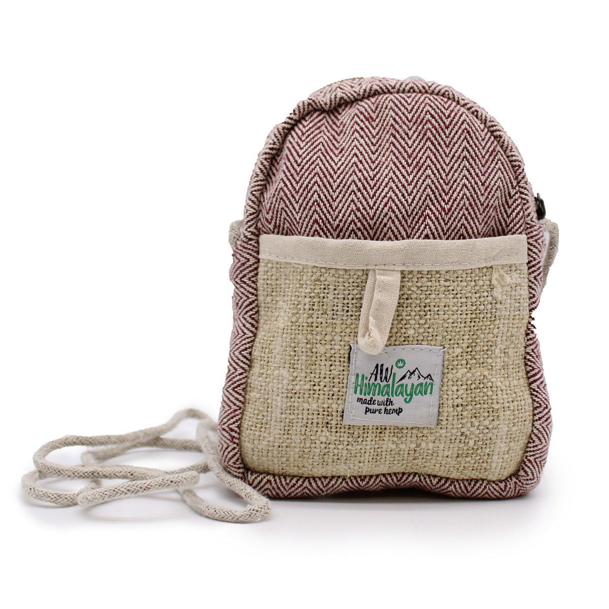 Mobile Hemp Bag with String - Random Colour – view 5