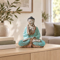 Vintage Hand Carved Buddha Statue, 30 cm, Mint Teaching Transmission